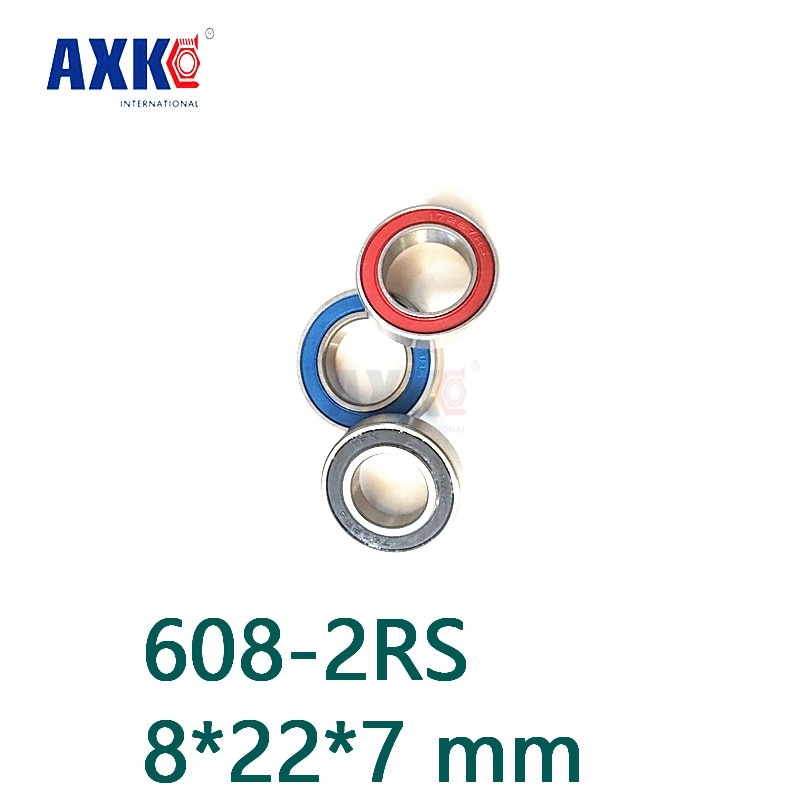 Axk 608 ̺긮   8*22*7mm 2 pcs  ϴ 귡Ŷ   608-2rs ĸ  608rs si3n4  